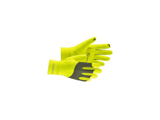 rukavice craft adv lumen fleece zluta