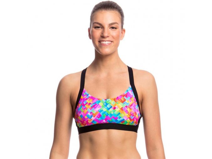 funkita stroke rate active crop top ladies 1