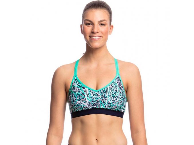 funkita so vane bondage ladies active crop top 1