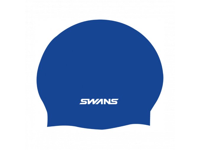 Swans Swim Cap Silicone SA-7V Blue SA-7V_BL