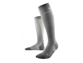 ultralight socks tall v3 grey lime wp702y wp802y front