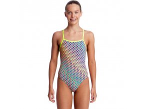 funkita glitter girl girls strapped in one piece 1