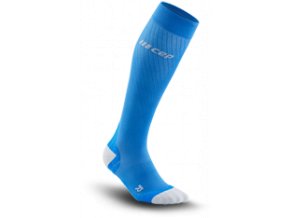 run ultralight compression socks electricblue lightgrey