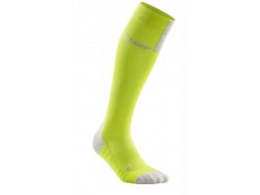 run compression socks 3 0 lime light grey