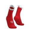 pro racing socks v4 0 run high red white t1