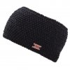 Bjež pletená merino čelenka anthracite PLETZ0003B