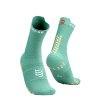 pro racing socks v4 0 run high creme de menthe papaya punch t1