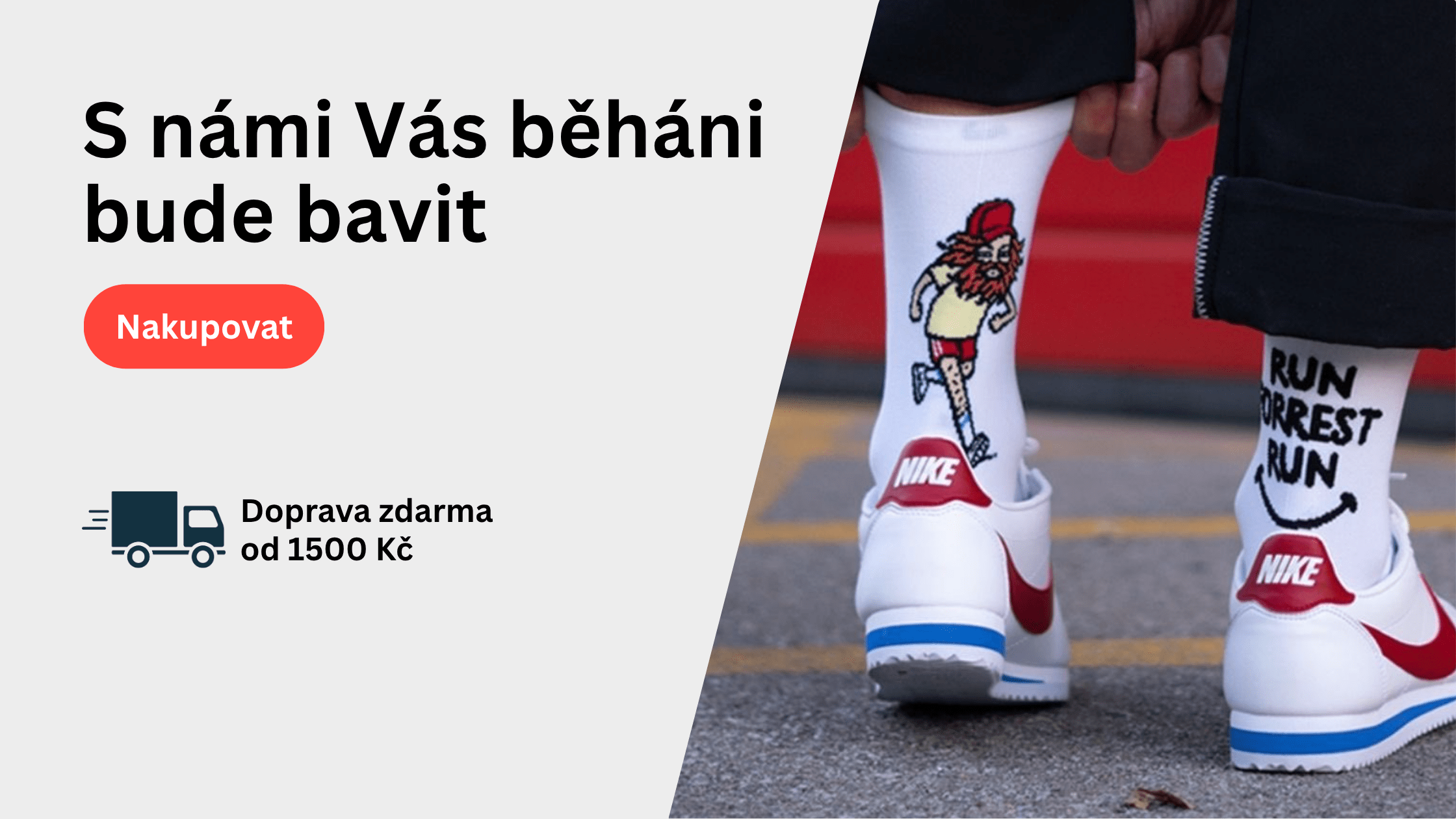Banner - s námi vás bude běháni bavit