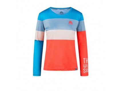 colorblock teal women longsleeve