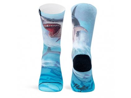 pacificandco calcetines socks shark animal fashion doble