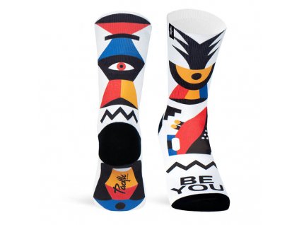 pacificandco calcetines socks art design fashion gift box socks design MARCO OGGIAN BE YOU doble