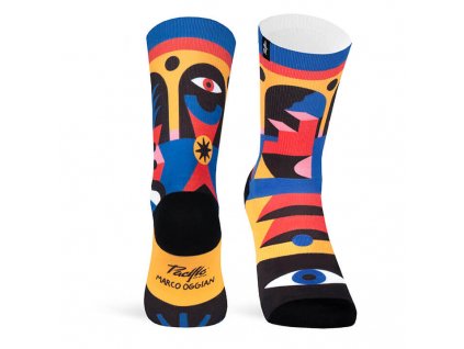 pacificandco calcetines socks art design fashion gift box socks design MARCO OGGIAN BLINKIN EYE doble