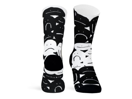 pacificandco calcetines socks art design fashion originales regalo FACES doble