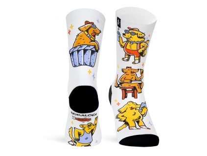 pacificandco calcetines socks art design fashion originales regalo DOGGY doble