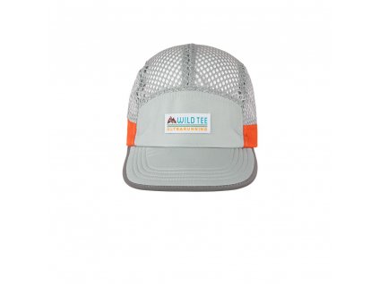 red grey endurance hat front