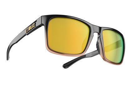 54805 19 Luna Bliz sports glasses brown transparent gold sunglasses