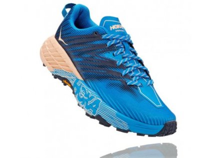 hoka speedgoat 4 w indigo bunting bleached apricot new