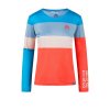 colorblock teal women longsleeve