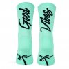 pacificandco calcetines socks deporte running cycling GOODVIBES TURQUOISE doble