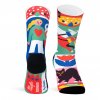 pacificandco calcetines socks art tattoo woman fashion burguer BACOA COLORS doble