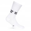 pacificandco calcetines socks women man performance running cycling correr PLEASURE WHITE perfil