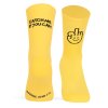 pacificandco calcetines socks running deporte tecnicos CATCH ME YELLOW doble