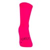 pacificandco calcetines socks running deporte tecnicos STAY FAST PINK NEON cara