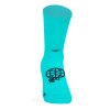 Calcetines Running LOCAL RUNNER aqua Antiampollas tecnicos y Transpirables Pacific and Co. delante