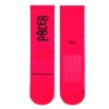 calcetines pacificandco pacer pink neon running socks plana