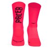 calcetines pacificandco pacer pink neon running socks rejilla transpirable