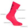 calcetines pacificandco pacer pink neon running socks especificaciones tecnicas