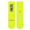 calcetines pacificandco unisex pacer yellow neon running socks plana