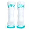 pacificandco calcetines socks deporte running tecnicos correr FAST LEGS TURQUOISE back