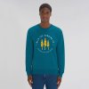 reconnect crew men heather teal wildtee front