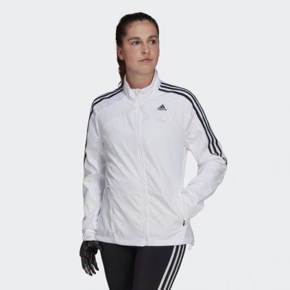 Bunda Marathon 3 Stripes bila GK6061 21 model