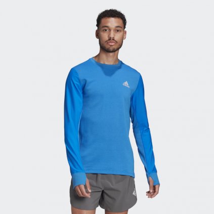 Mikina Fast Reflective Crew modra H59896 21 model Copy Copy