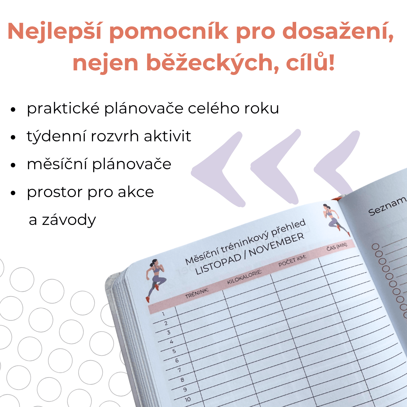 Běžecký diář 2026 | Runforyou.cz | Nejlepší pomocník pro dosažení, nejen pro dosažení běžeckých cílů.