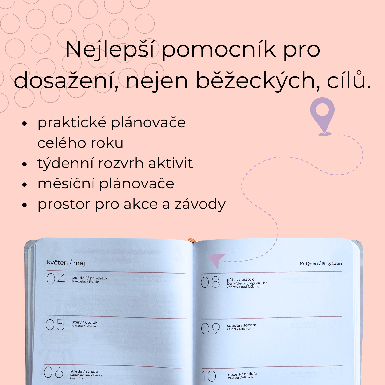 Běžecký diář 2026 | Runforyou.cz | Nejlepší pomocník pro dosažení, nejen pro dosažení běžeckých cílů.