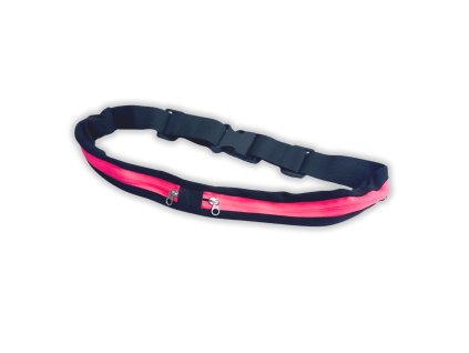 Růžová běžecká ledvinka na mobil a klíče