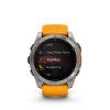 garmin fenix 8 51mm amoled titan sapphire graphite orange g1 1787041908