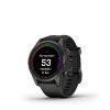 garmin fenix 7s pro sapphire solar titaniumgraydlc black silicone band g4 1747822635