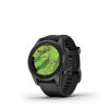 garmin fenix 7s pro sapphire solar titaniumgraydlc black silicone band g5 1747822635