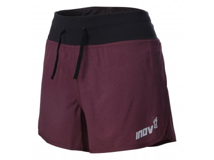 RACE ELITE 4%22 TRAIL SHORT W BLACK PURPLE