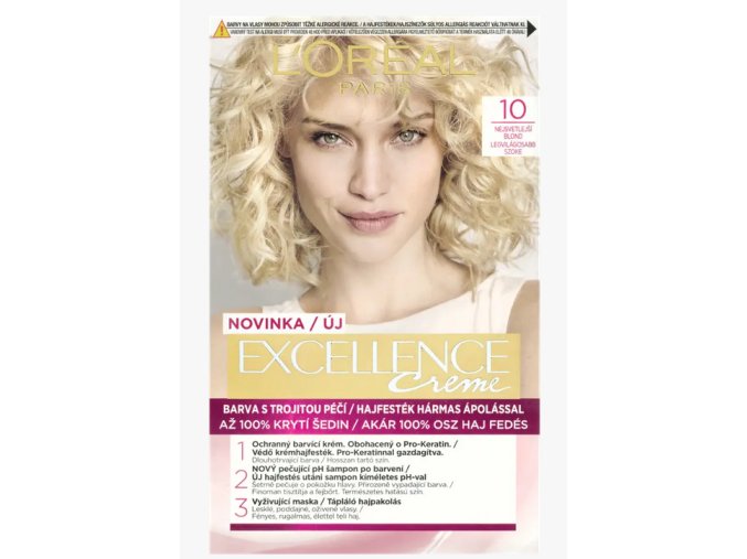 Excellence 10 nejsvětlejší blond
