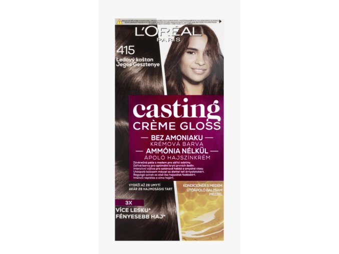Loreal casting 415 ledový kaštan