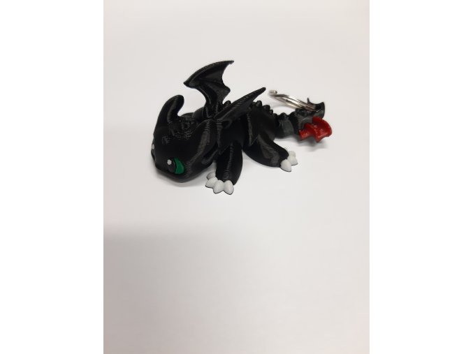 Přívěsek na klíče drak 3D tisk dekorace PetG/PLA