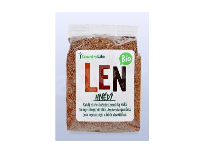 Len hnědý countrylife bio 300g