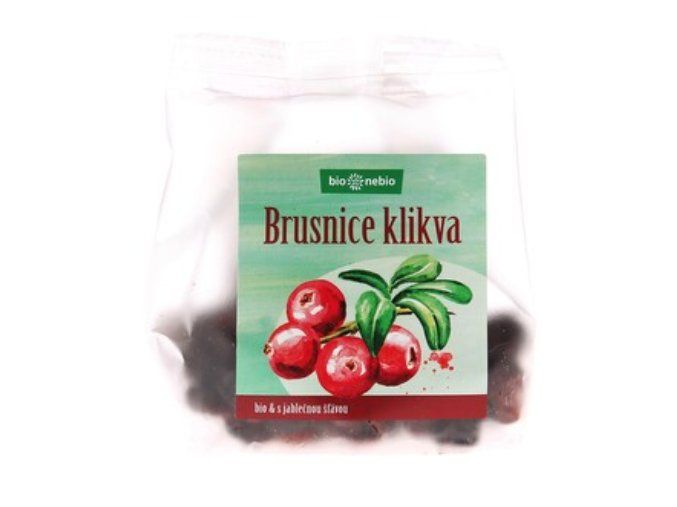 Brusnice klikva s jablečnou šťávou bio nebio