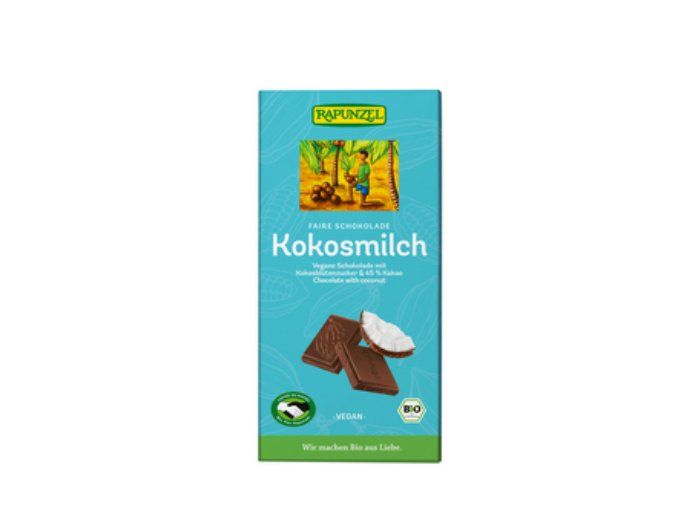Bio hořká vegan čokoláda KOKOSOVÉ MLÉKO
