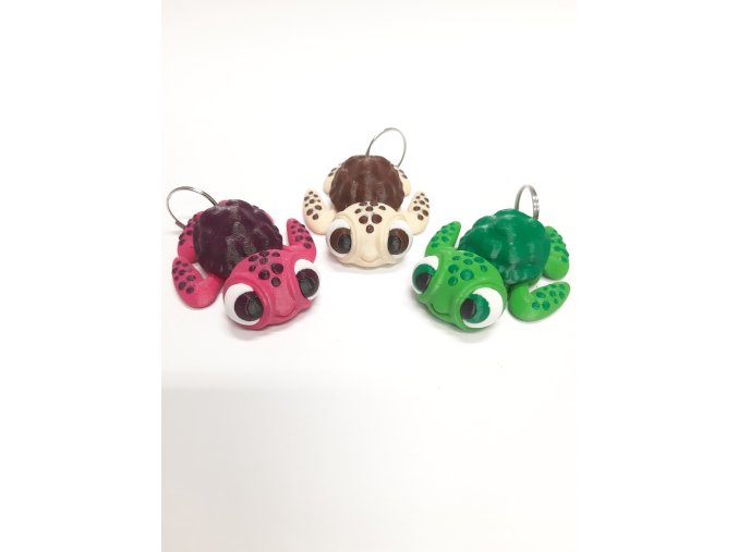 přívěsek na klíče želva petG